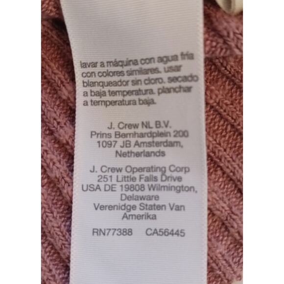 Madewell Faded Mauve Shrunken Ribbed Cardigan - Large - Picture 7 of 7